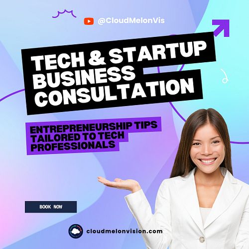 Ready to Launch Your Tech Startup? 💼🚀 Join our 1-1 consultation and get tailored entrepreneurship tips for tech professionals...