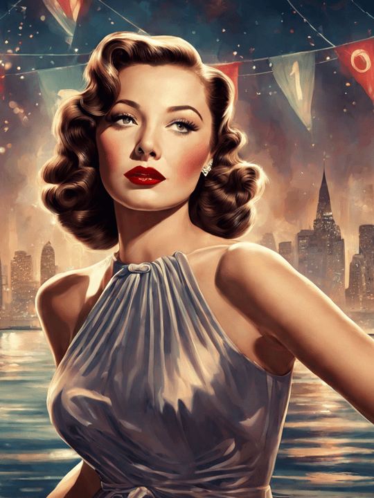 Dive into Nostalgia: 1940s Vintage Swing Music Bliss (5120 x 2880 px background image) product image (1)