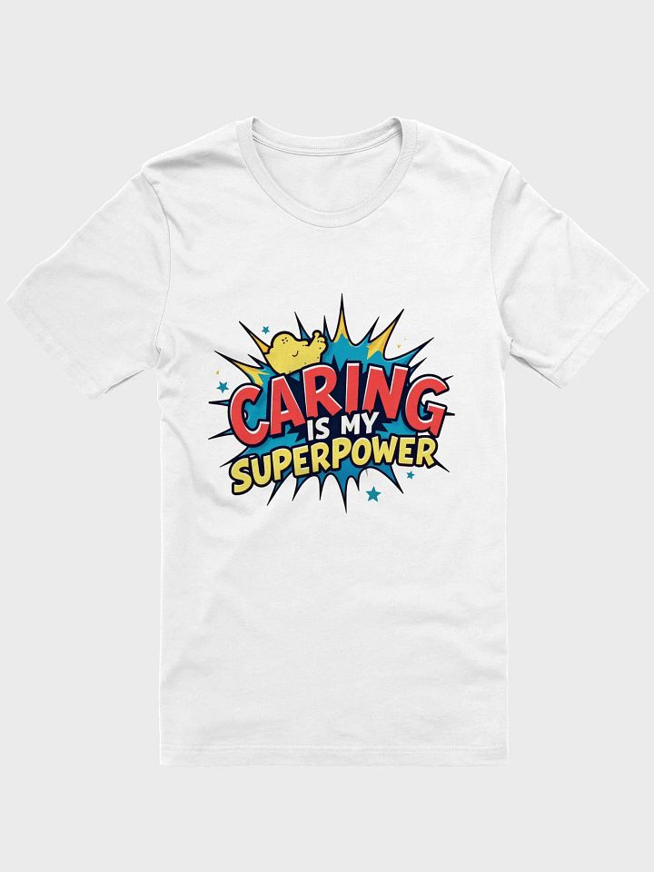 Caring Superpower Burst T-Shirt product image (1)