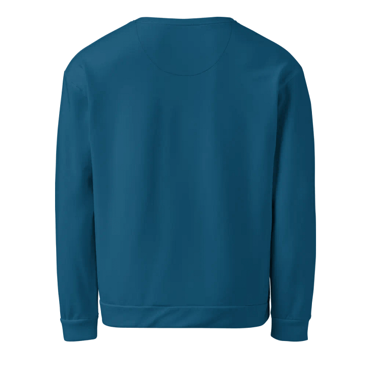 Plain Dark Blue True Summer Unisex Recycled Polyester Heavyweight Premium Sweatshirt by Treasure Pie product image (2)