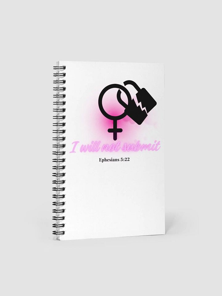 I Will Not Submit Notebook product image (1)