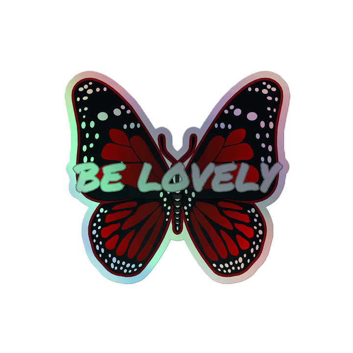 Be Lovely Butterfly Holographic Stickers product image (2)
