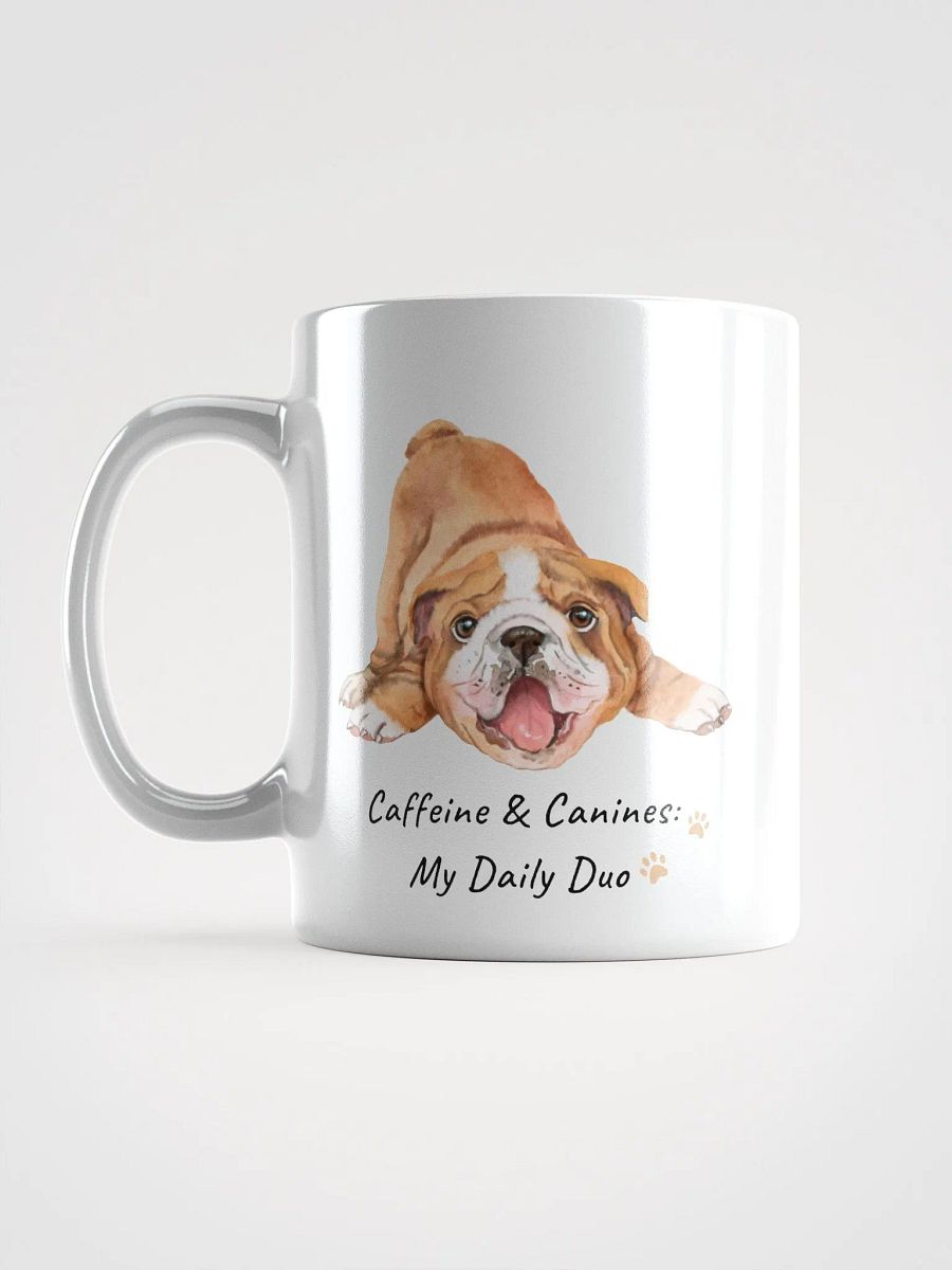 Caffeine and Canines White Glossy Mug product image (16)