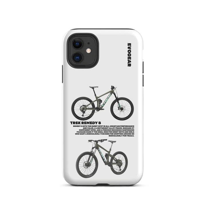White Remedy 8 Olive Grey iPhone Case product image (2)