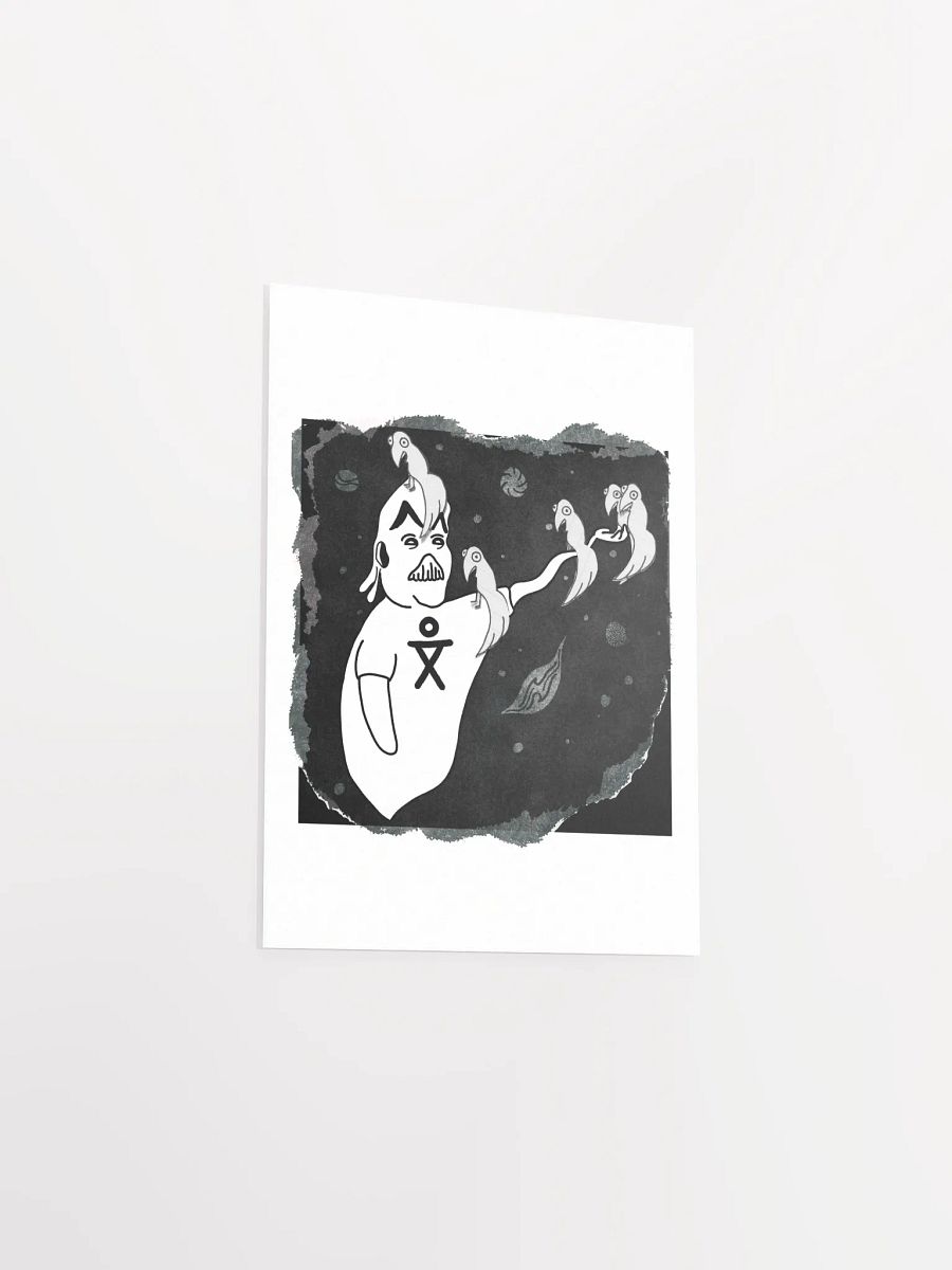 Space Birb (White Print) product image (7)