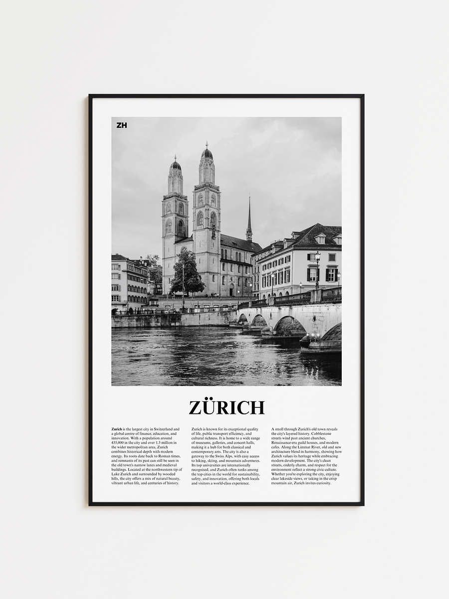 Zurich 04 Newspaper Poster product image (1)