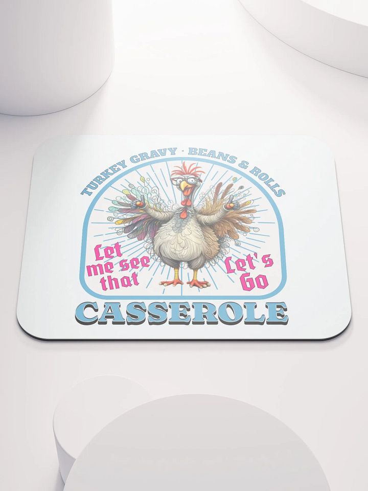 Turkey Gravy Beans And Rolls Casserole Thumbs-Up Mouse Pad product image (1)