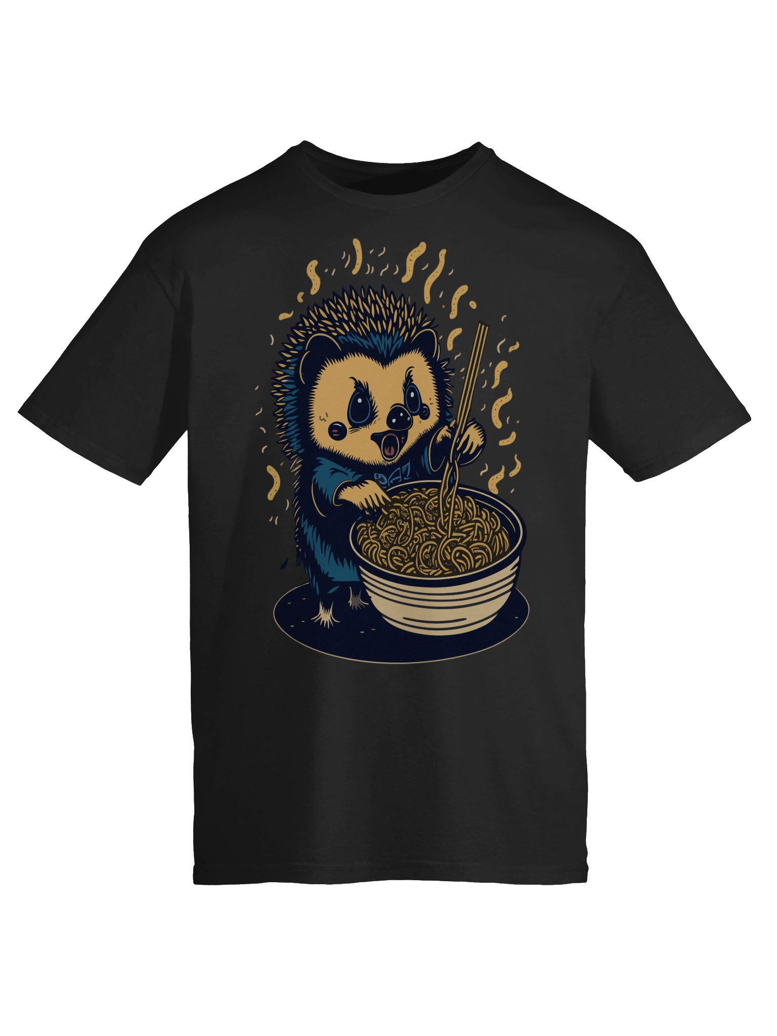 Hedgehog Noodle Adventure T-Shirt product image (107)