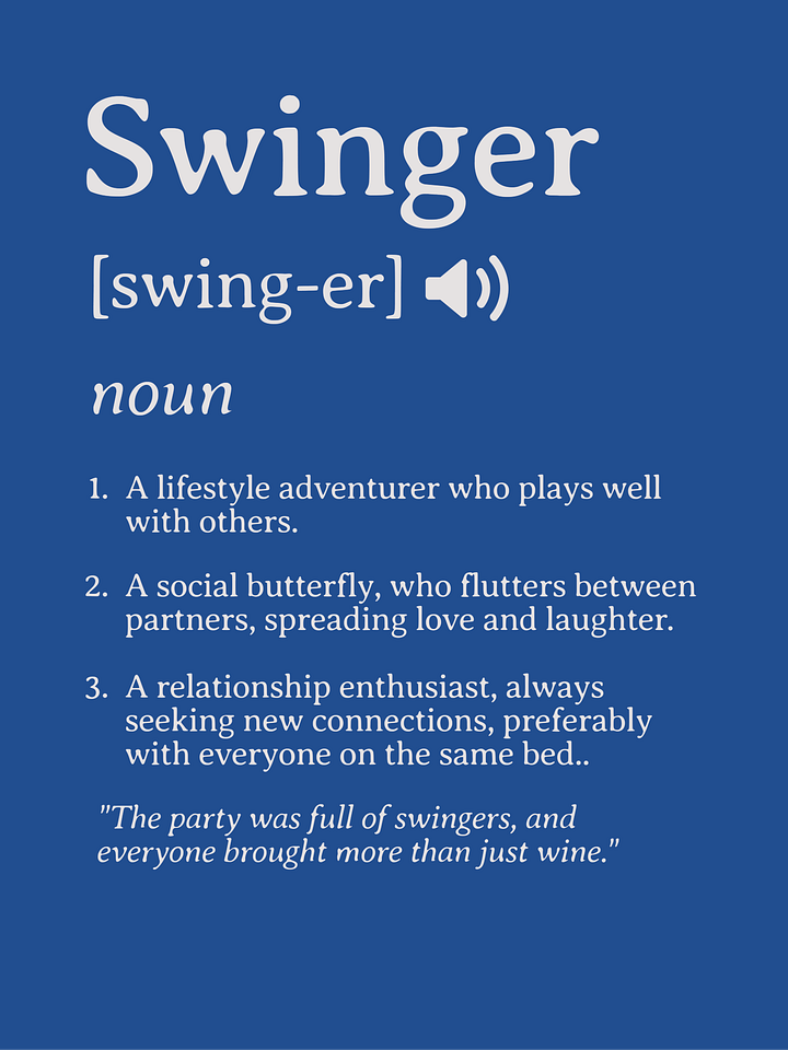 Swinger dictionary definition product image (32)