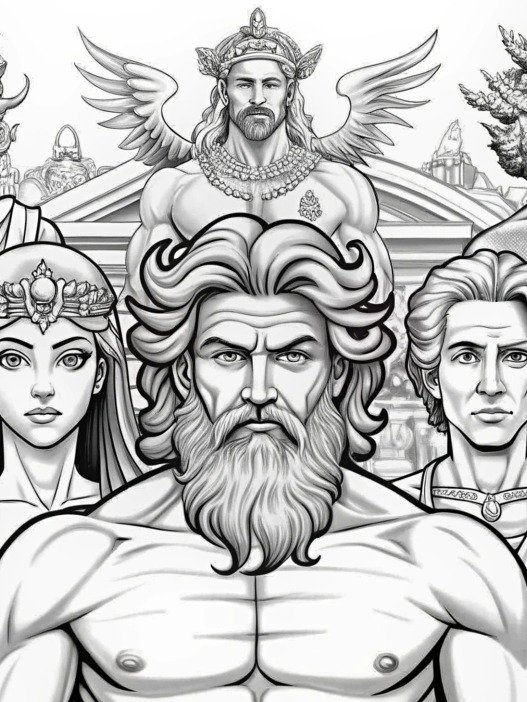 Myths of Ancient Greece: The Complete Coloring Collection product image (5)