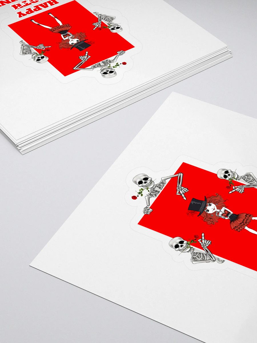 Happy Goth Valentine's Day Sticker product image (4)