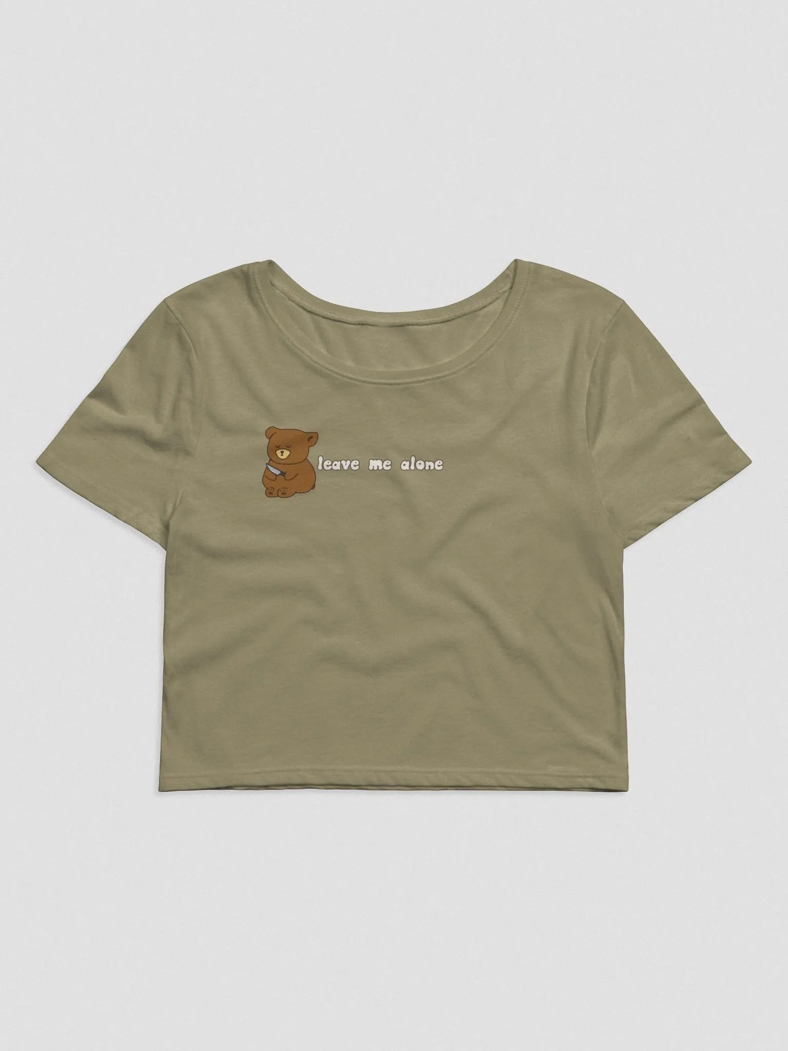 Leave Me Alone - Crop Tee product image (3)