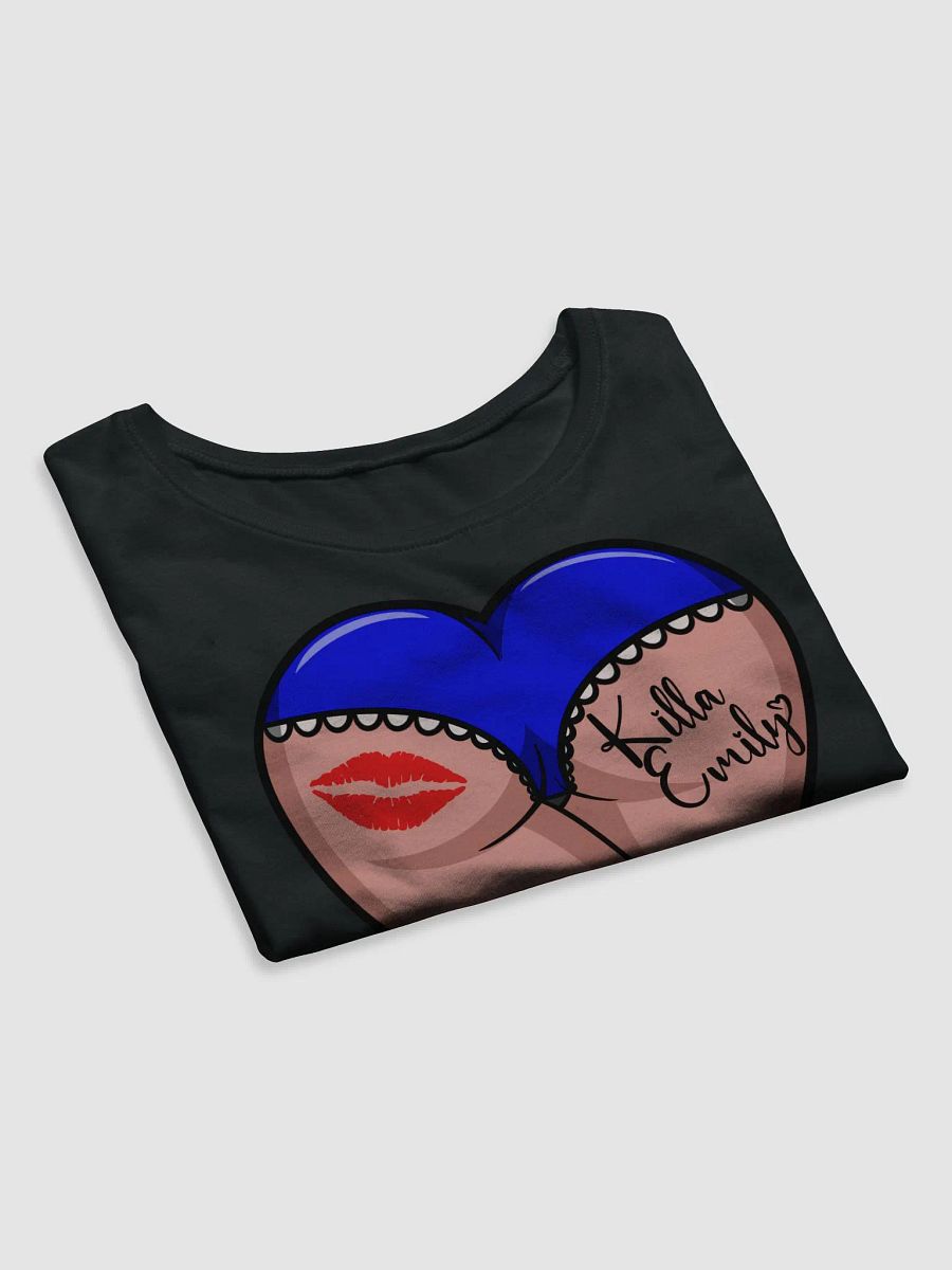 BLUE HEART BUTT CROP TOP product image (7)