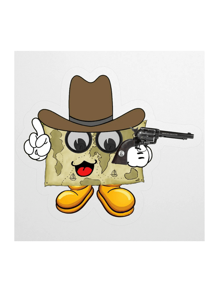 Cowboy Mappy Sticker! product image (1)