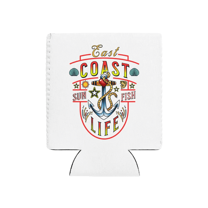 East Coast Life Sun Fish Can Cooler product image (1)