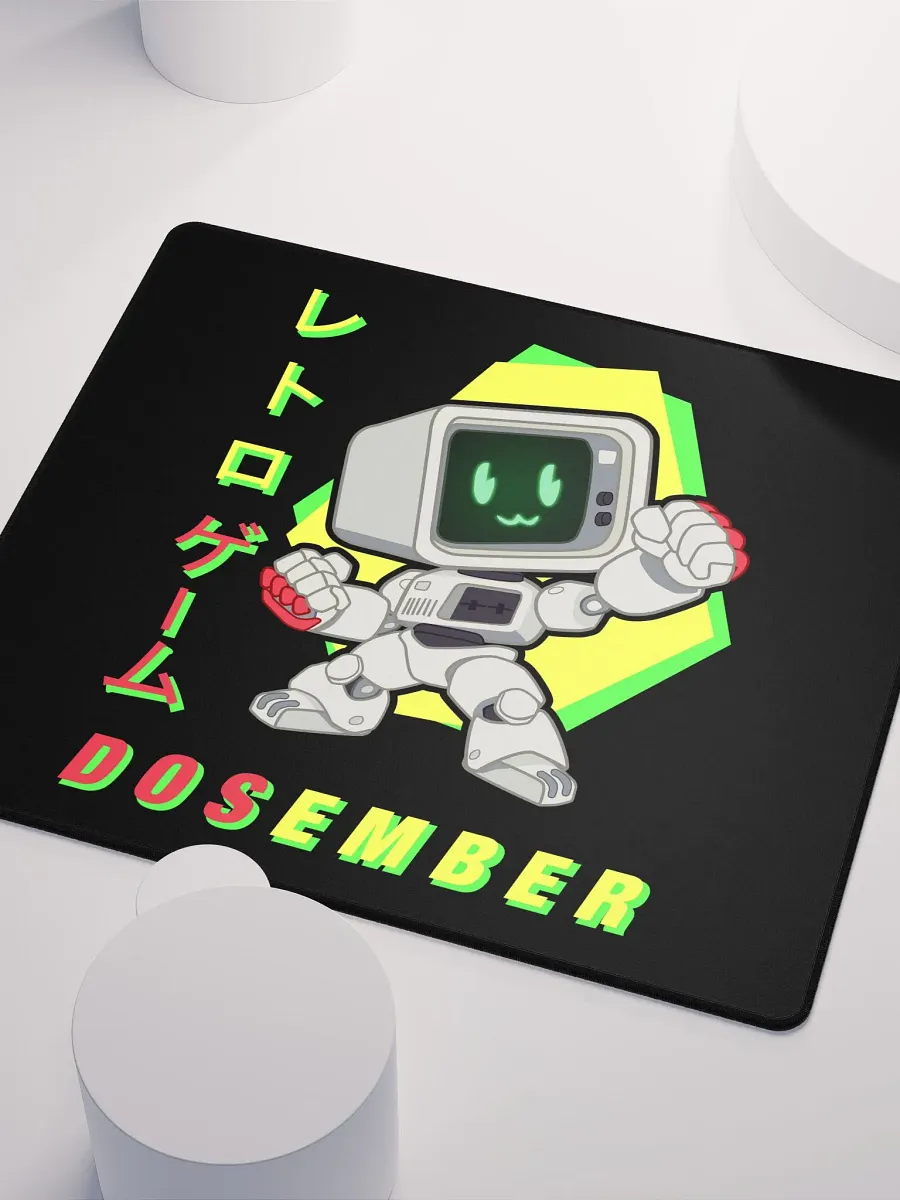 Dosember 2024 Mouse Pad CGA (green-yello-red) product image (3)