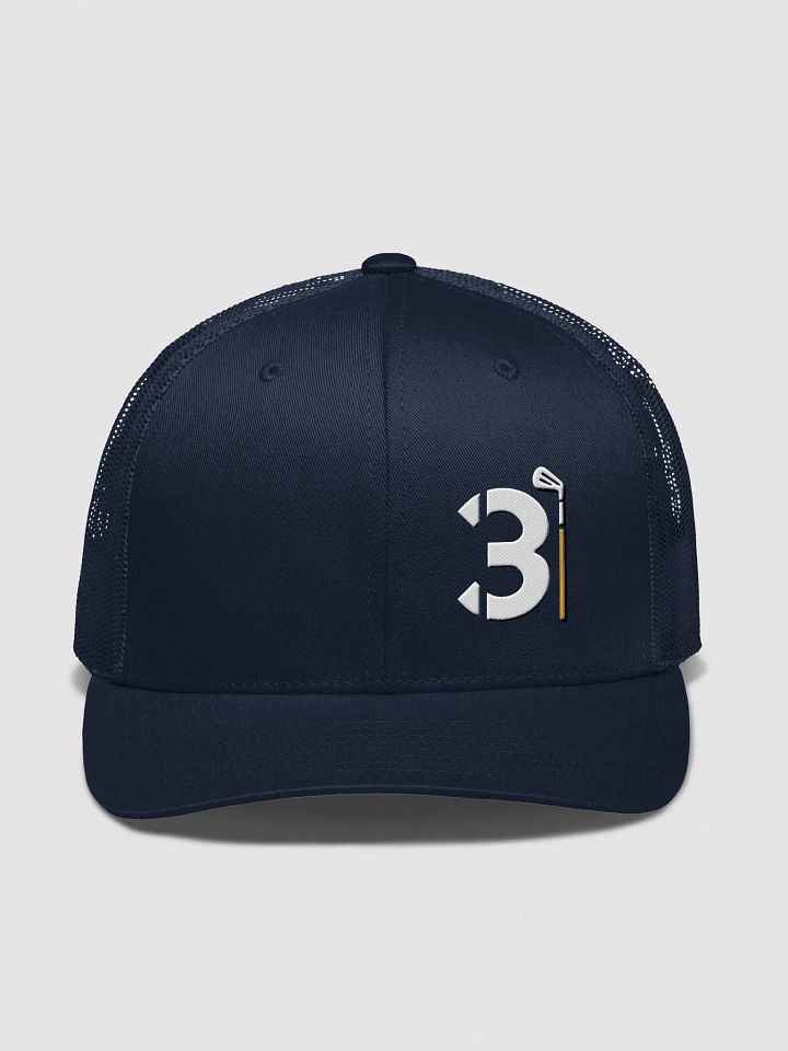 3B (Blue/Black) Snapback Trucker Hat product image (1)