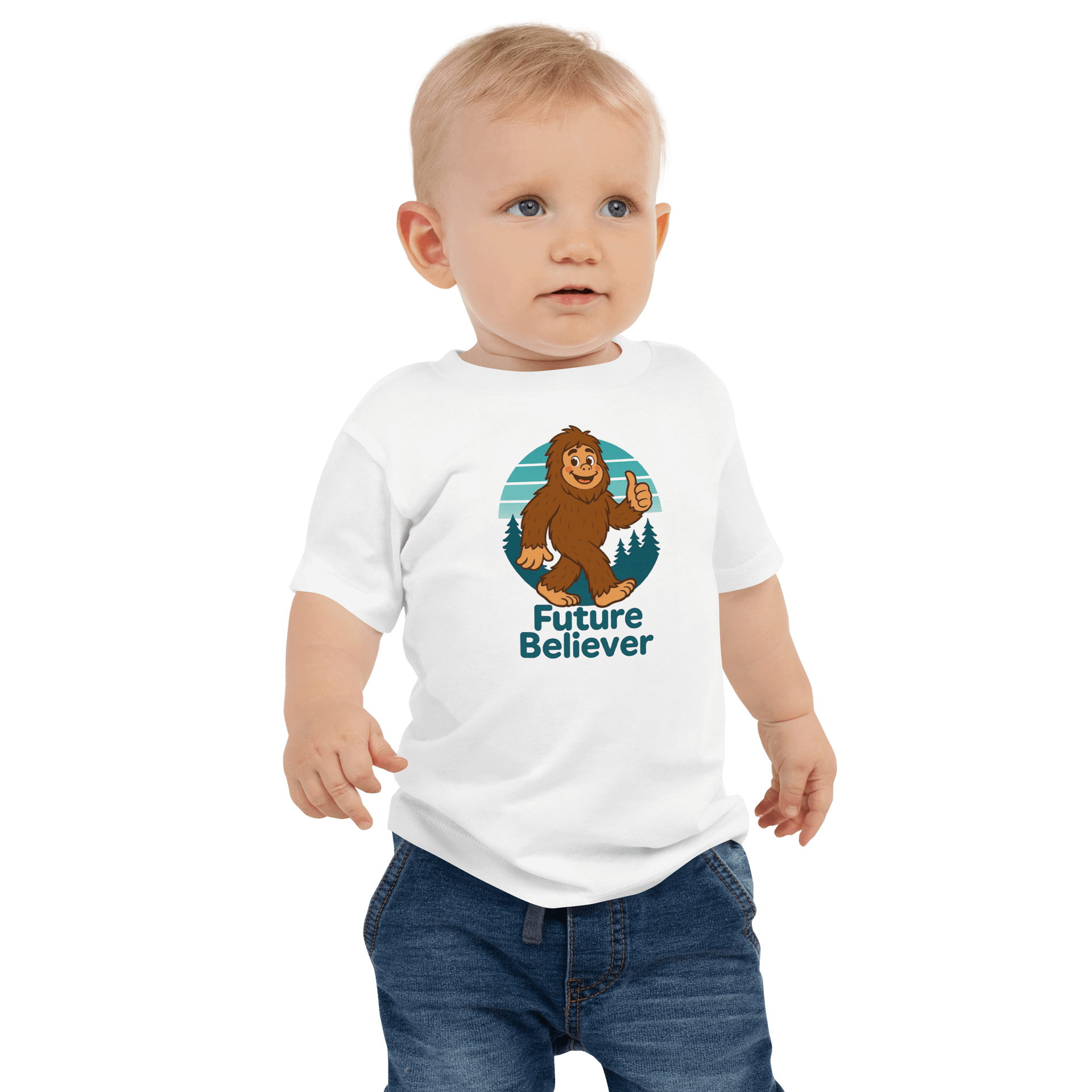 Bigfoot Toddler T-Shirt – Future Believer Sasquatch Tee for Kids | Funny Cryptid Shirt for Boys & Girls product image (3)