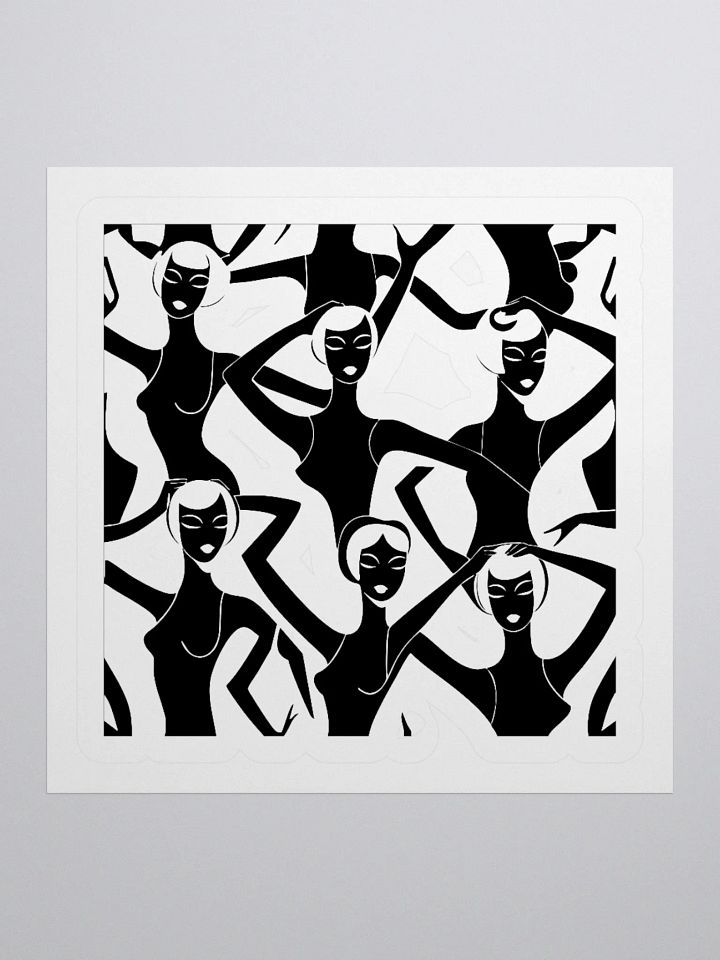 Rhythmic Reflections Custom Kiss Cut Stickers product image (2)