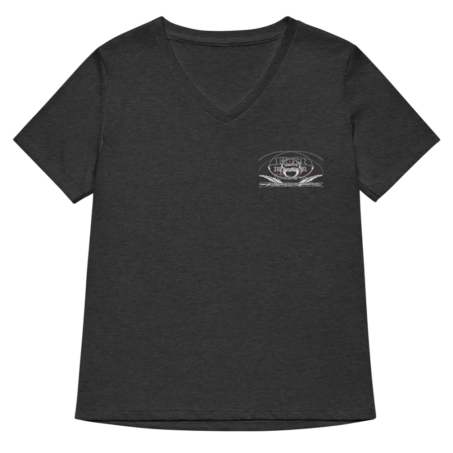 Fight Hard Earn Respect - Embroidered - Women's Relaxed V-Neck T-Shirt product image (5)