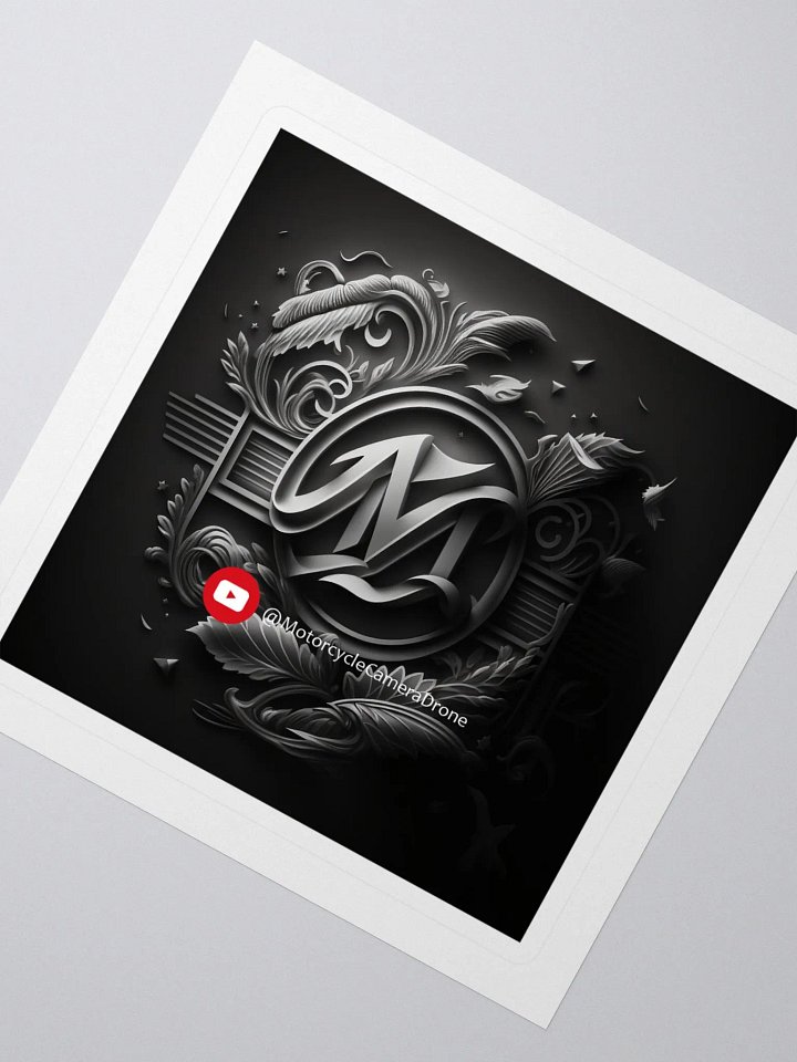 Ornate Monogram Kiss-Cut Stickers product image (2)