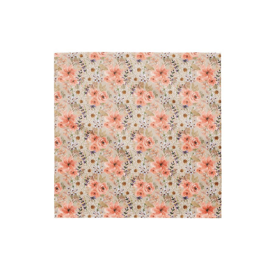 Orange Flowers Bandana product image (1)