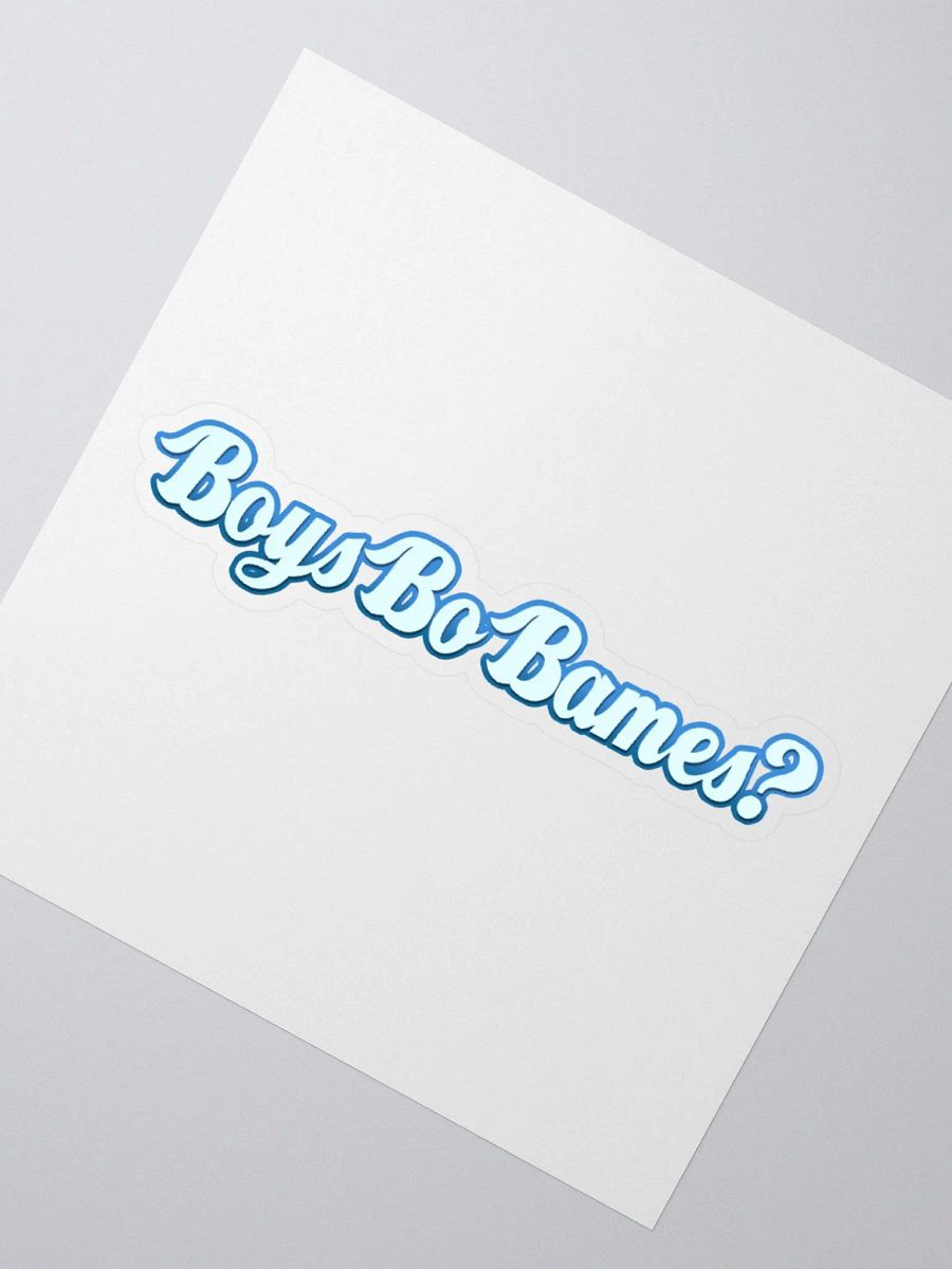 BoysBoBames? Sticker product image (2)