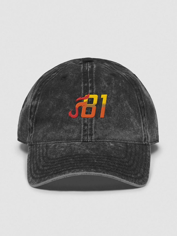 Firefighter_81 Vintage wash cap product image (1)