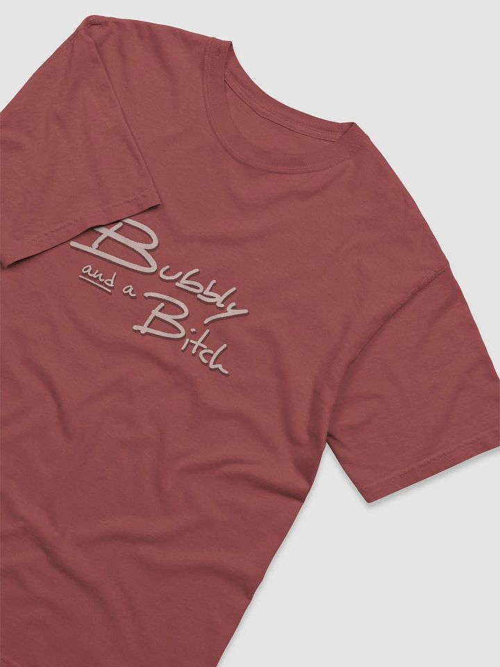 Bubbly and a B*tch (blush shadow design) garment-dyed tee product image (5)