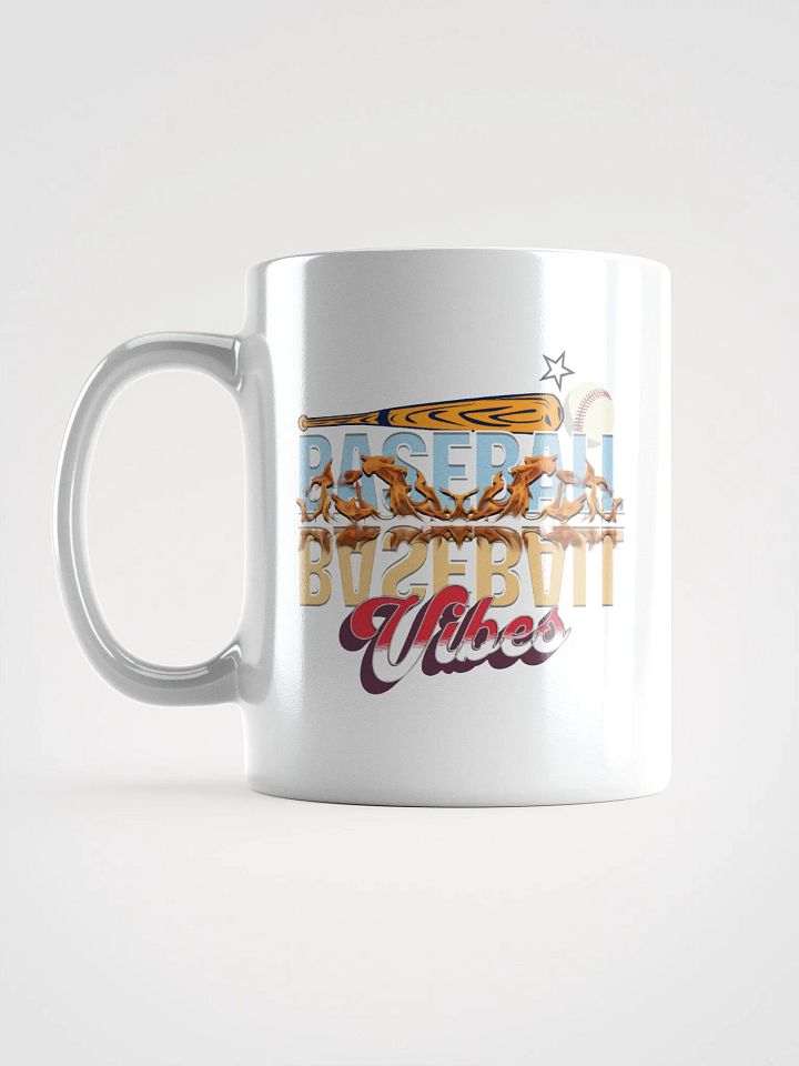 Baseball Flaming Vibes Mug product image (1)
