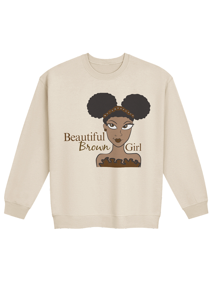 Cocoa Beautiful Brown Girl Sweatshirt product image (2)
