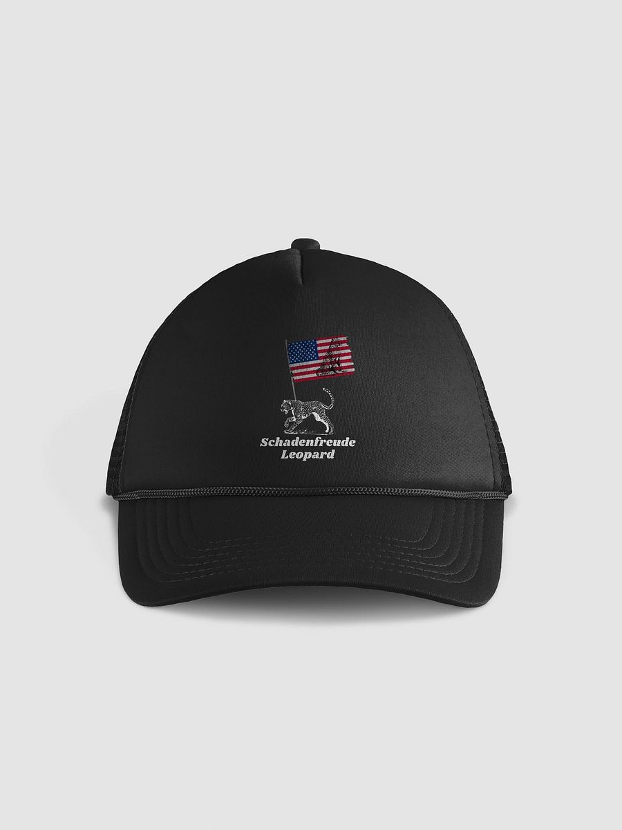 Schadenfreude Leopard Trucker Hat product image (1)