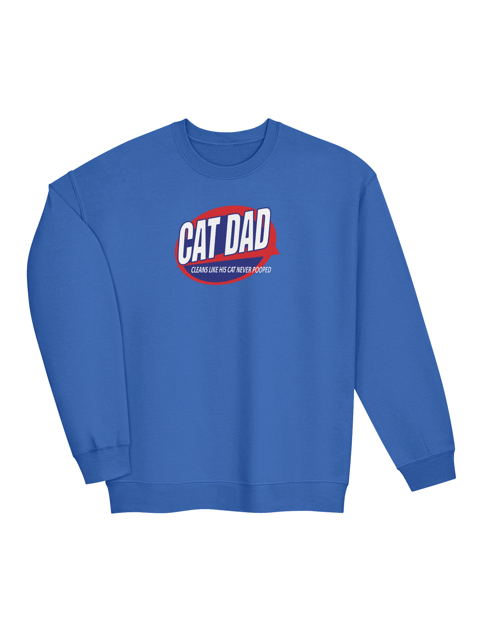 Cat Dad The Litter Box Cleaner - Unisex Adult Sweatshirt product image (3)