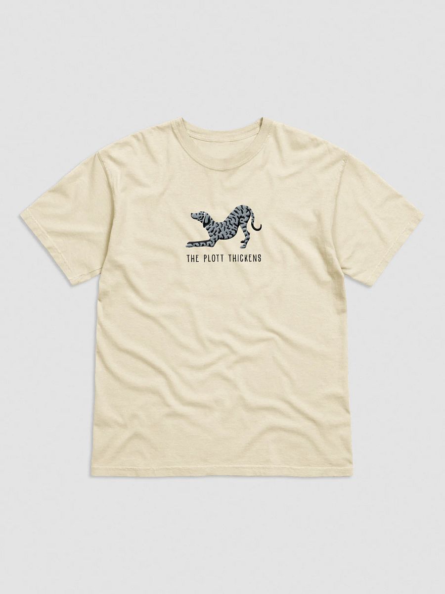 The Plott Thickens T-Shirt(Embroidered) of a Plott Hound(Blue Brindle) product image (41)