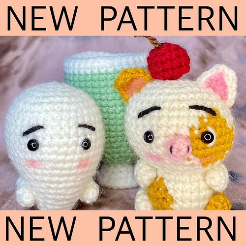 🚨 NEW PATTERN🚨 

The third and final cup buddy is here!
Sprinkles the Pig has come to join his friends.

Check out more detai...