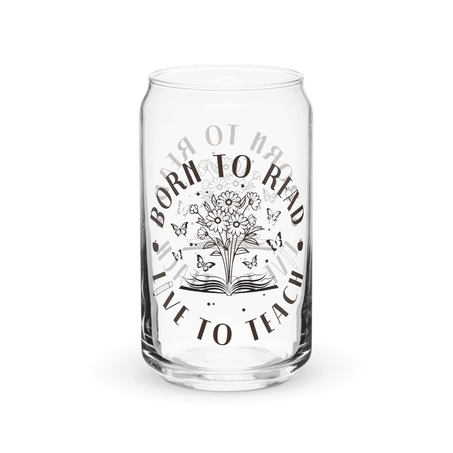 Ice Coffee Glass Tumbler Gift For Bookworm Teachers product image (2)