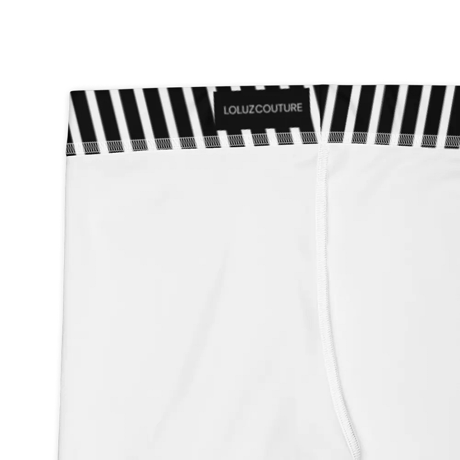 Black/White Stripe Print Leggings product image (7)