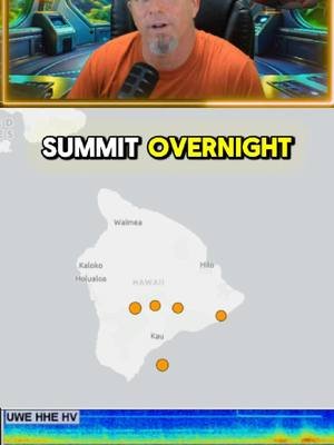 Summit’s recharging. Glow held overnight. Tilt’s past 8 microrads. Quakes hit the summit. Too early to call it, but signs are stacking up. Watch live — link in bio. #Kilauea #Lava #Volcano