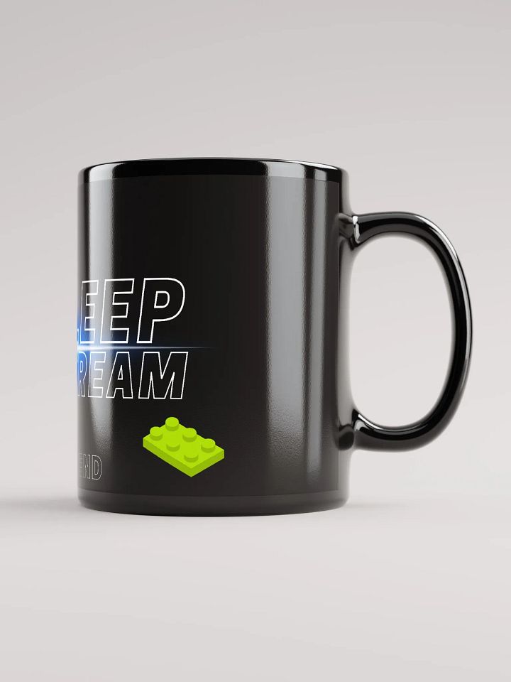 No Sleep Only Stream Black Glossy Mug product image (1)