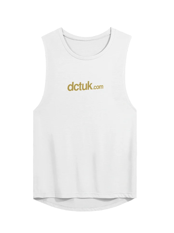 DCTUK Women's White Flowy Muscle Tank product image (1)