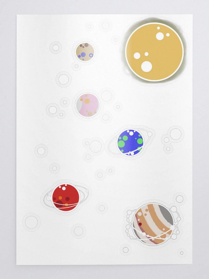 Planet Stickers product image (1)