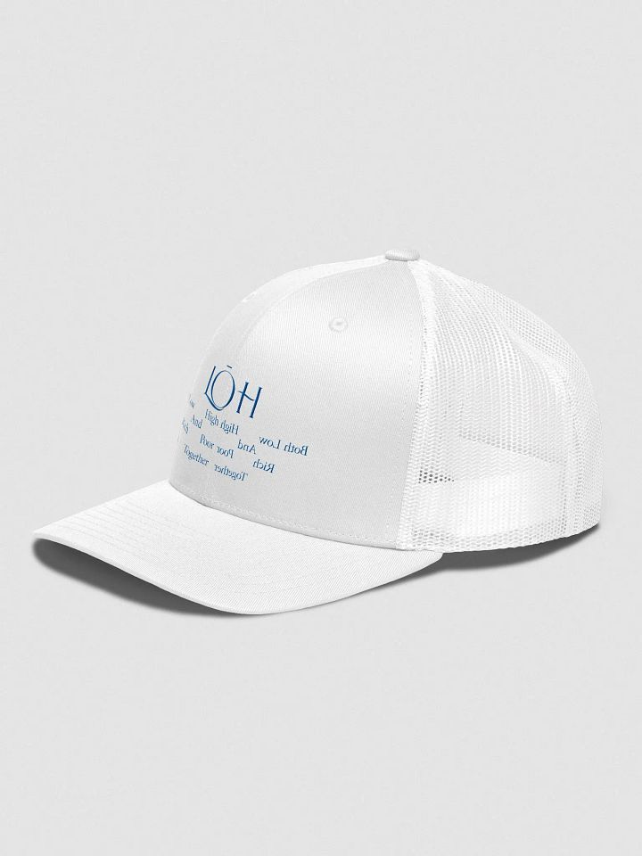 The Lives On HIGH | LOH | Trucker Hat | Royal Blue product image (2)