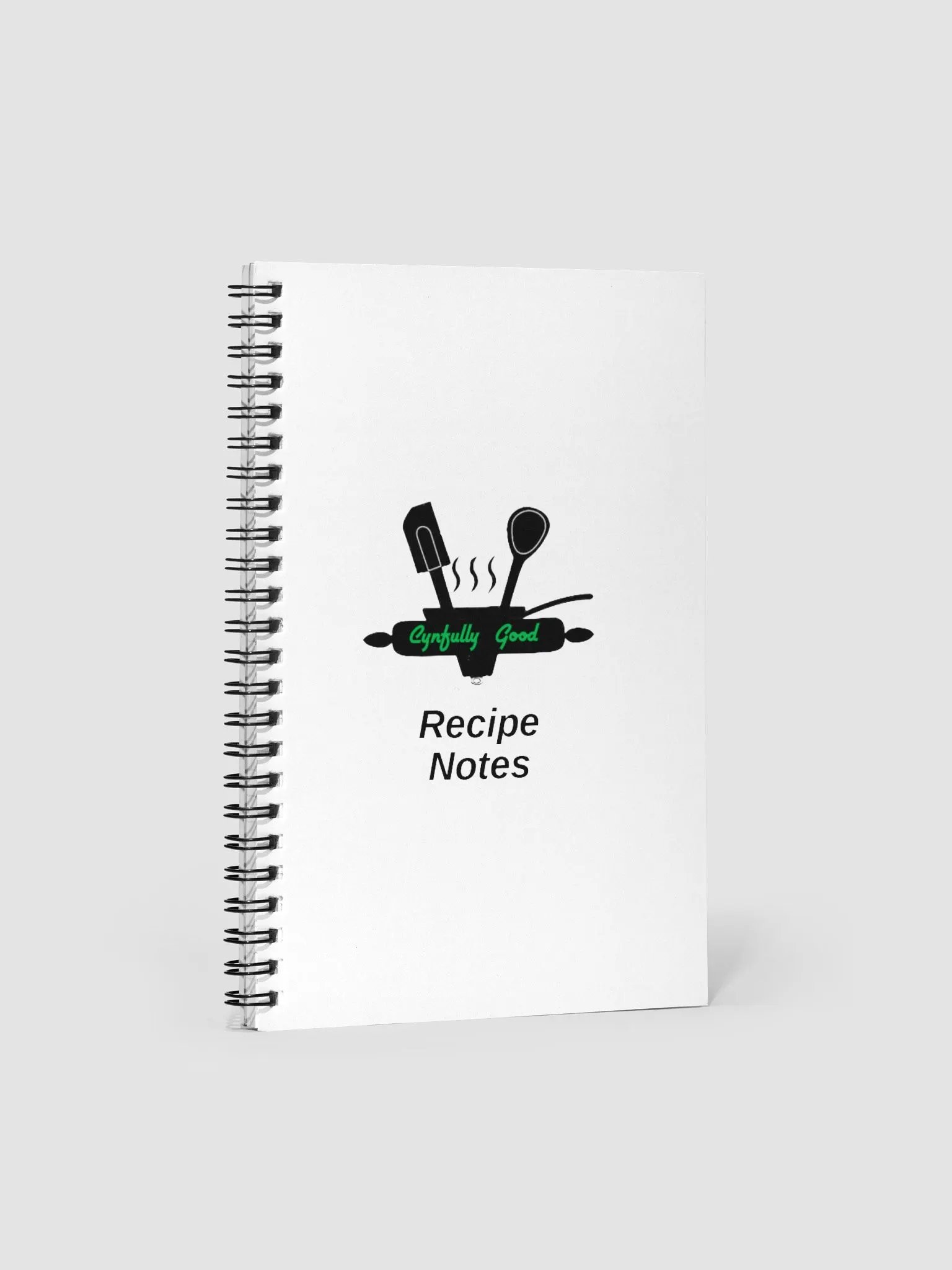 Cynfully Good Recipe Notes Notebook product image (1)