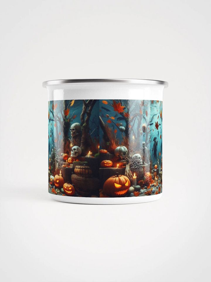Underwater Halloween Forest Enamel Mug product image (2)