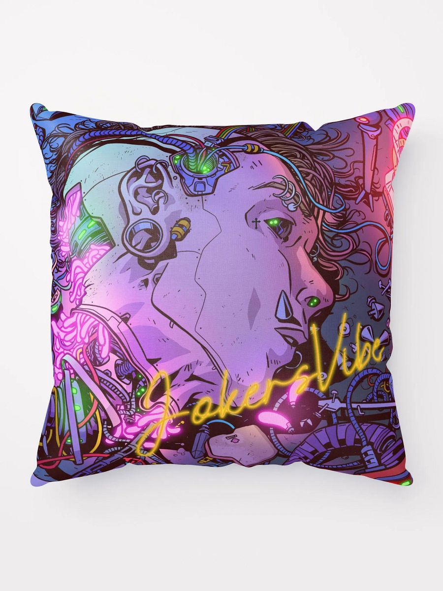 Broken Cyber Joker Pillow product image (5)