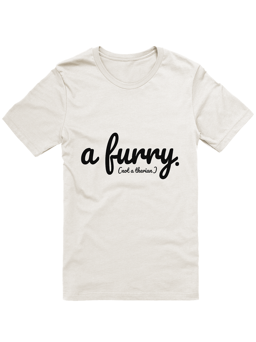 Clearly a furry t-shirt (light edition) product image (1)