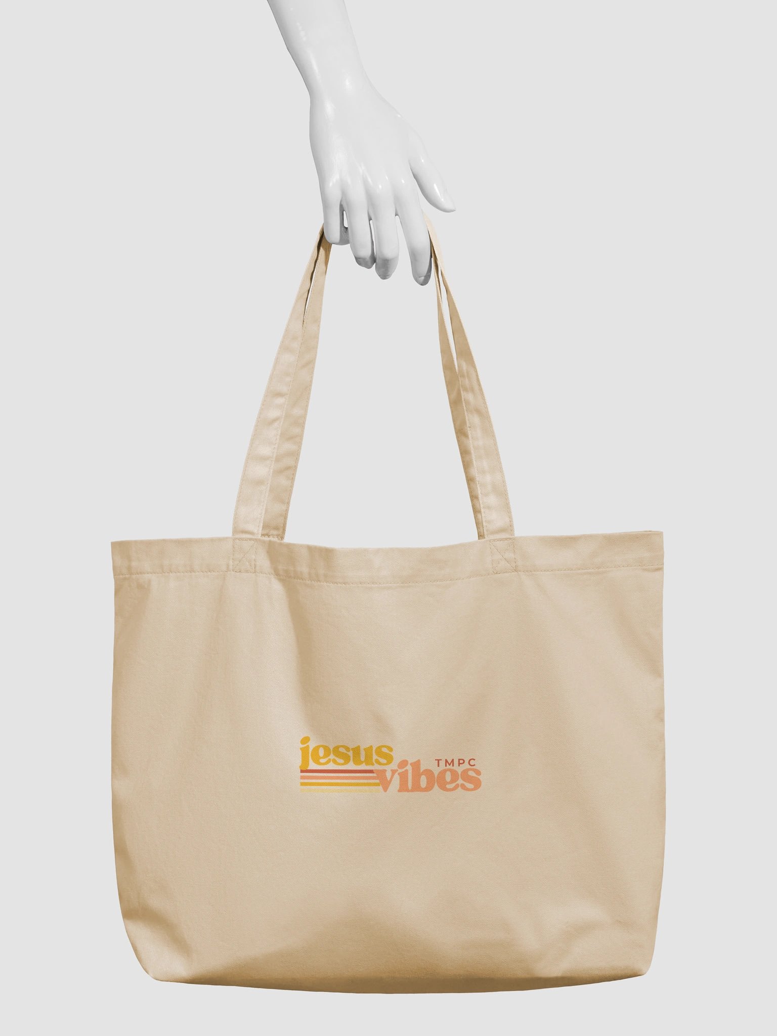 Jesus Vibes Canvas Tote Bag product image (3)