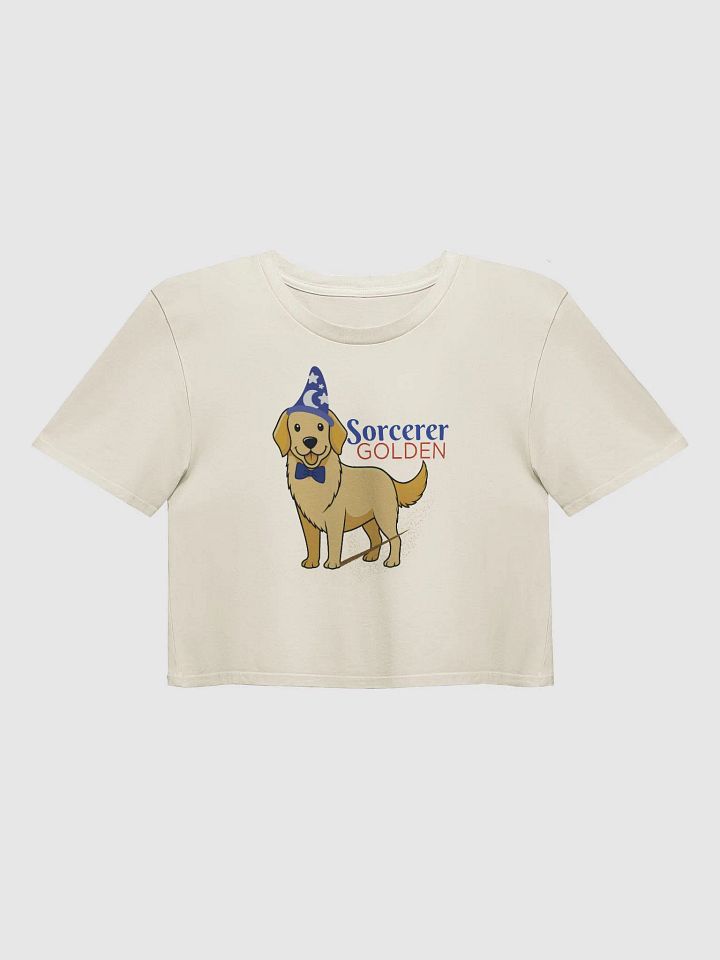 Sorcerer Mickey Mouse Golden Retriever Crop Tee product image (2)