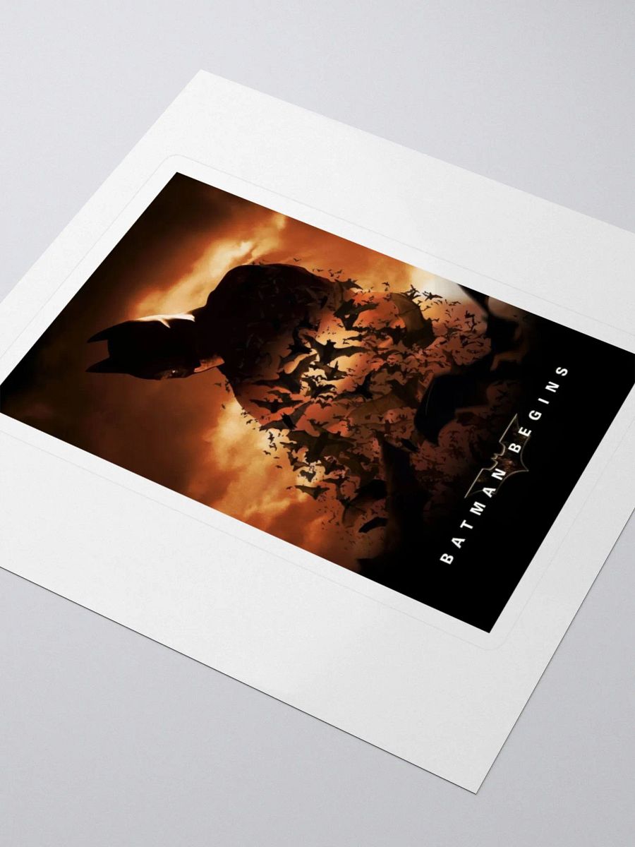 Batman Begins Disintegrating Cape Sticker product image (3)