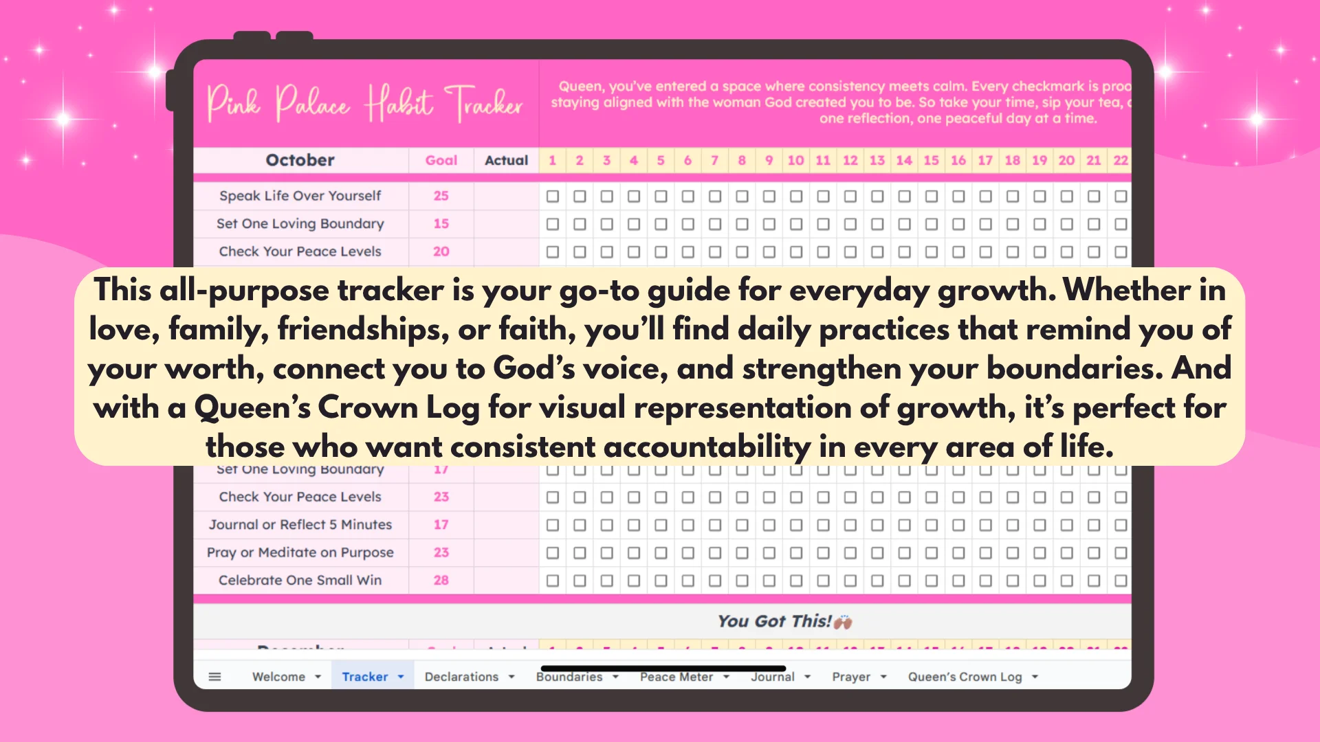 The Pink Palace Habit Tracker product image (3)
